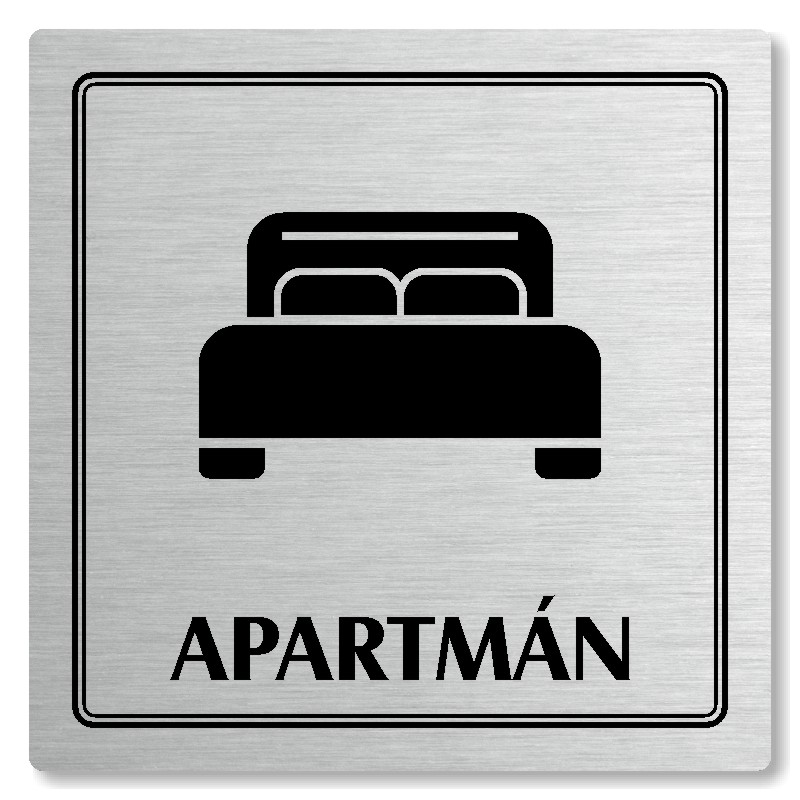 Apartmán, 118x118mm, stříbrná, Utah